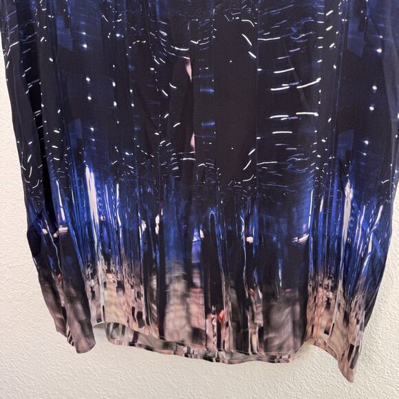 Zero + Maria Cornejo Dress Womens 4 Sheath Sleeveless Silk Abstract Modern Artsy - Picture 6 of 11